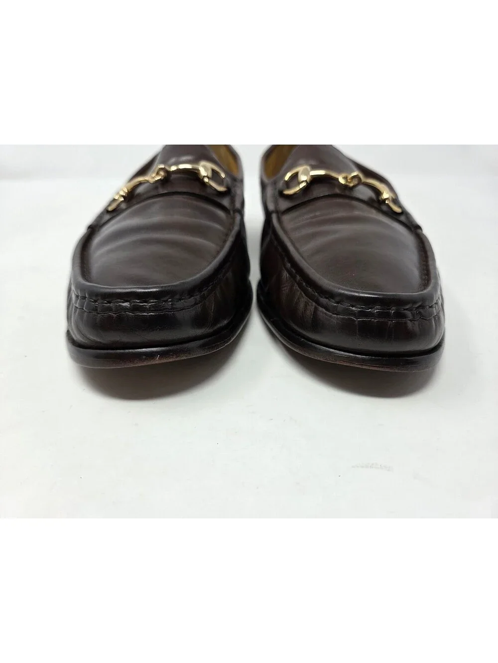 Cole Haan Mens Brown Leather Horsebit Loafers Size 9.5 M